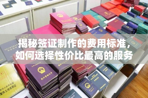 婺城揭秘签证制作的费用标准，如何选择性价比最高的服务？