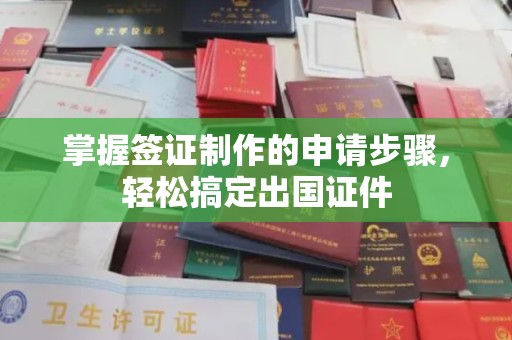 婺城掌握签证制作的申请步骤，轻松搞定出国证件