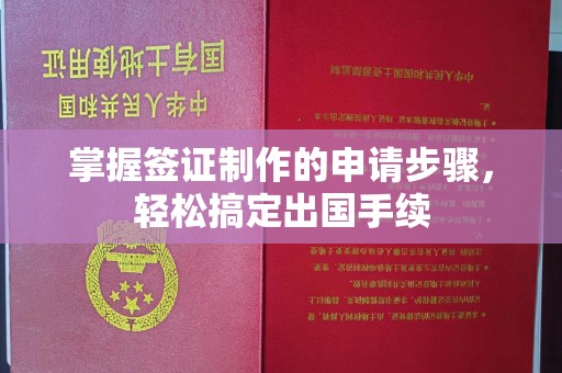 婺城掌握签证制作的申请步骤，轻松搞定出国手续