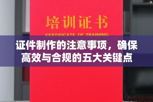 婺城证件制作的注意事项，确保高效与合规的五大关键点